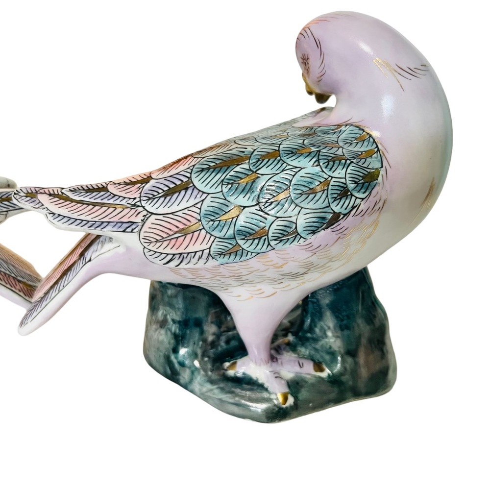 Handcrafted Ceramic Bird Sculptures - Multicolor - Picture 10 of 10